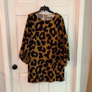 CROSBY by Mollie Burch Leopard Print Mini Dress